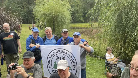 Sztandar Podlaskiej Grupy Radiowej SP4PGR