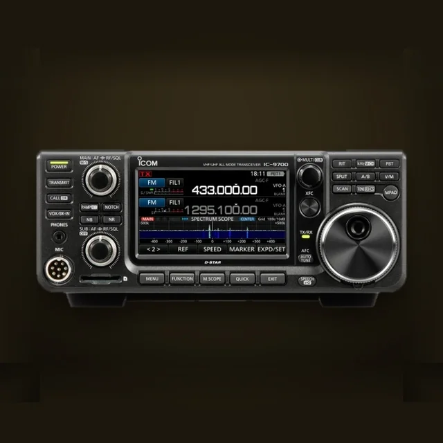 Icom IC-9700 — transceiver VHF/UHF z dotykowym ekranem i wskaźnikiem widma