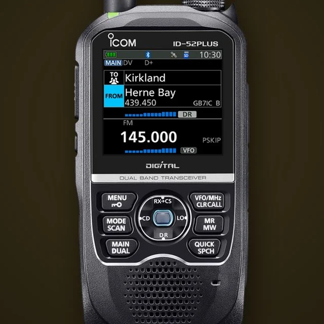 Icom ID-52E PLUS — ręczny radiotelefon z kolorowym ekranem